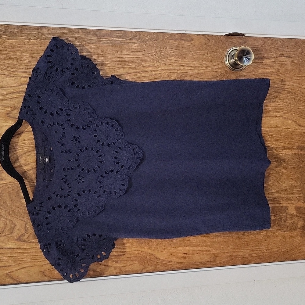 J.Crew blue blouse